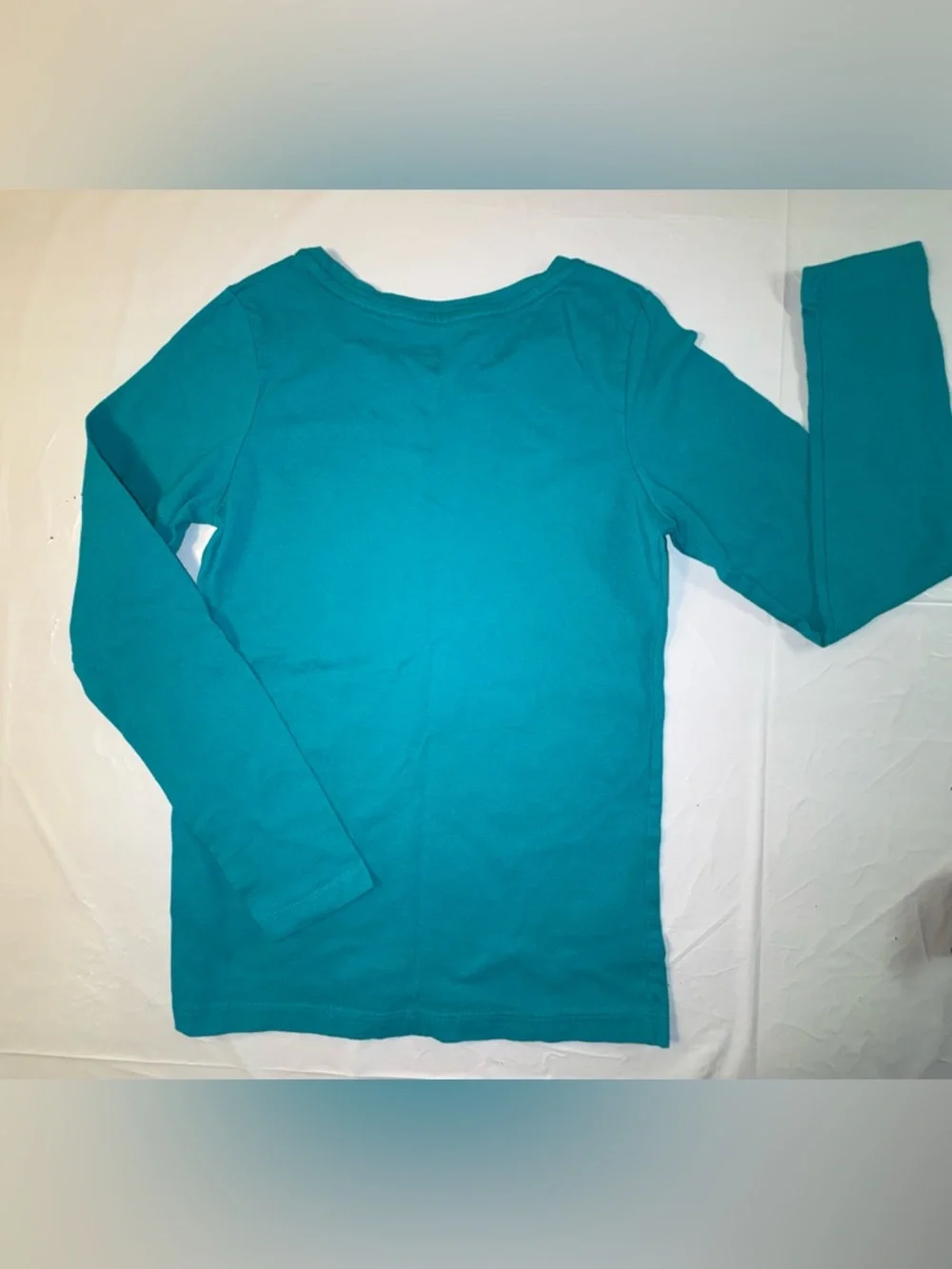 Bundle of 3 Long-Sleeve Tees: Raglan Shining Star, Plain Blue, Burgundy Floral
